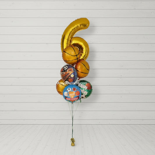 Basketball Floor Bouquet