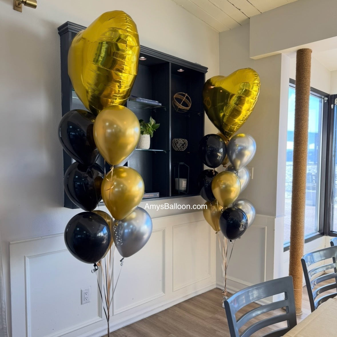 Big Heart Topper Balloon Bouquet