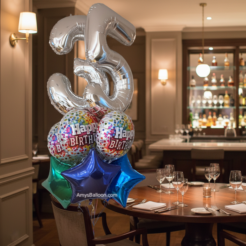 Age Birthday Balloon Bouquet