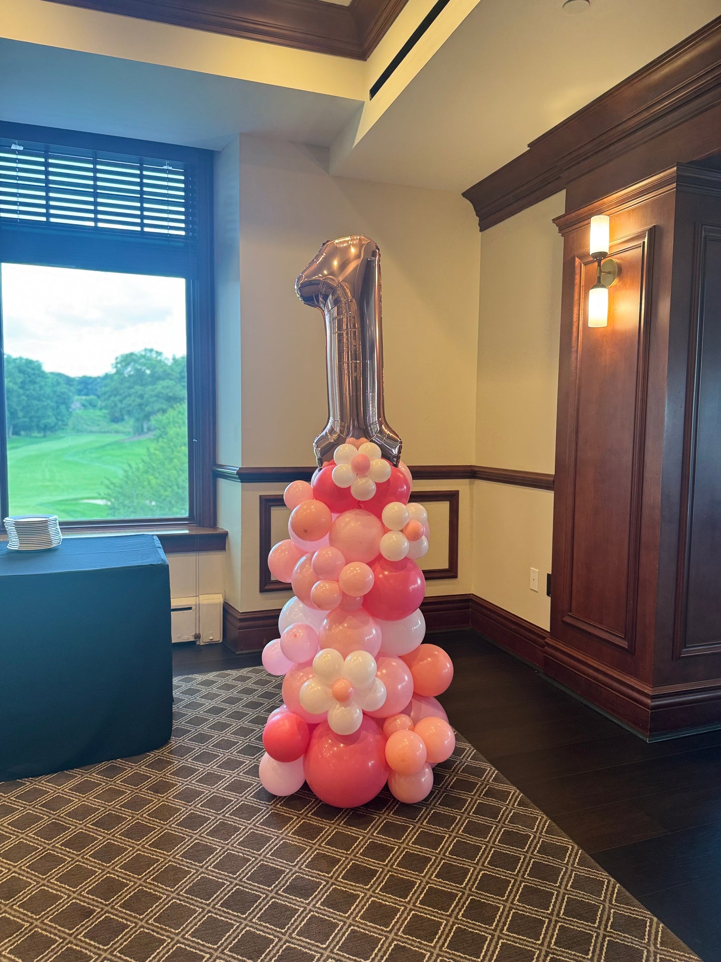 Number Topper Balloon Tower