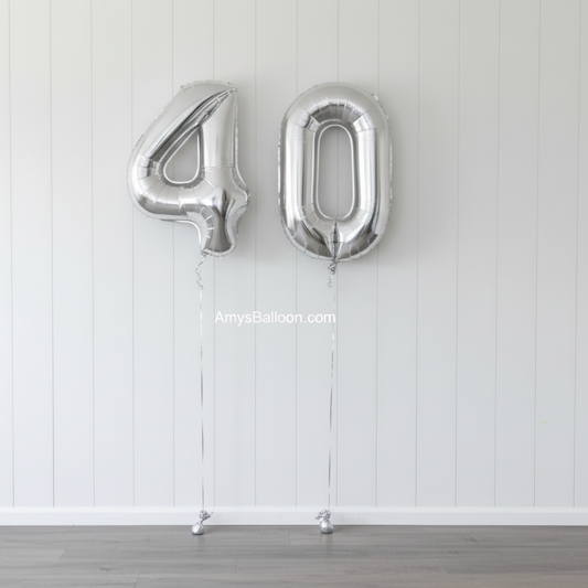 Two Number Balloons Set