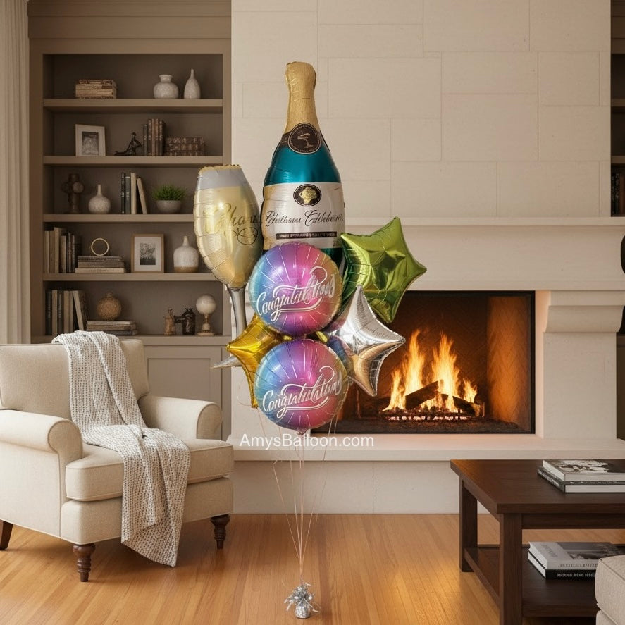 Congratulations Champagne Bouquet