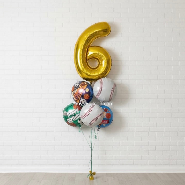 Baseball Floor Bouquet
