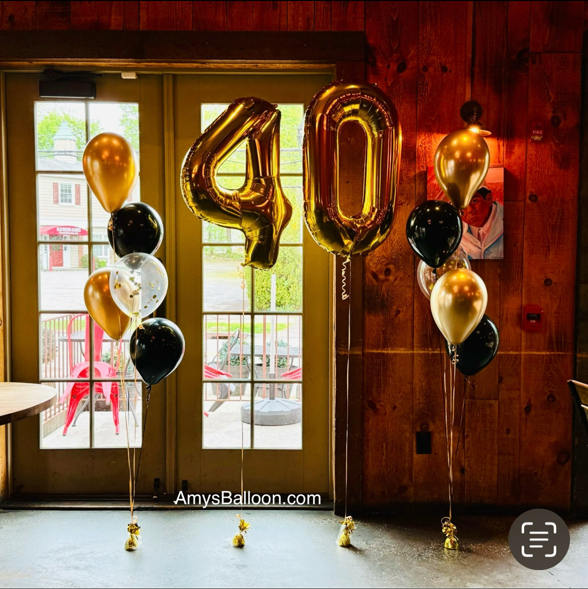 4-Birthday Party Personalized Balloons Bouquets