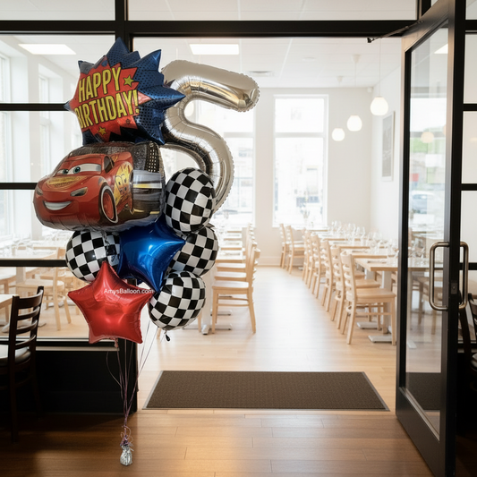 Car Theme Balloon Bouquet