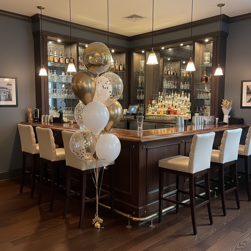 Birthday Topper Balloon Floor Bouquet