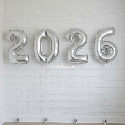 Four Number Balloons Set