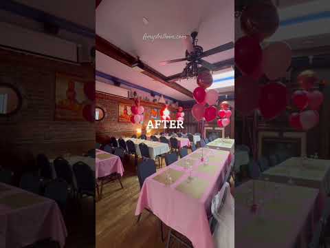 Table Centerpiece - 7 Balloons