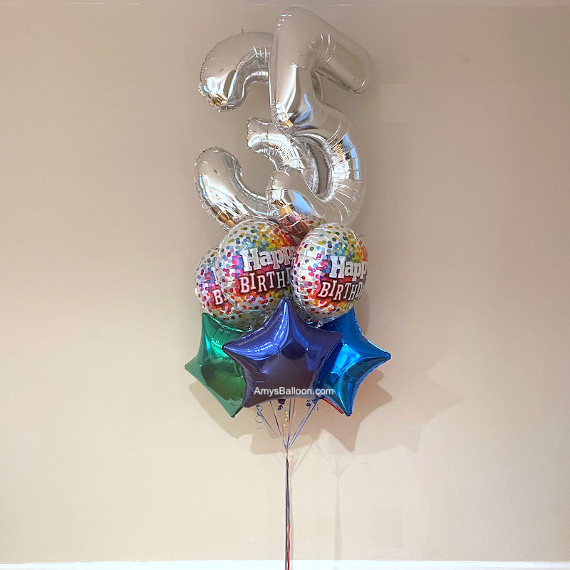Age Birthday Balloon Bouquet