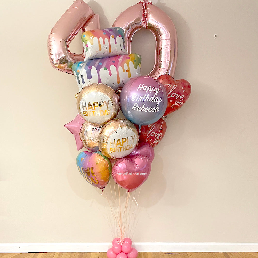 Age Personalized Big Birthday Bouquet