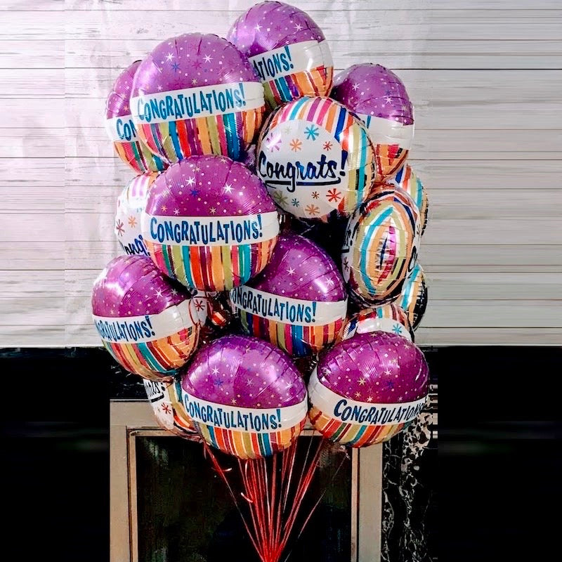 Congratulations Balloons Bouquet