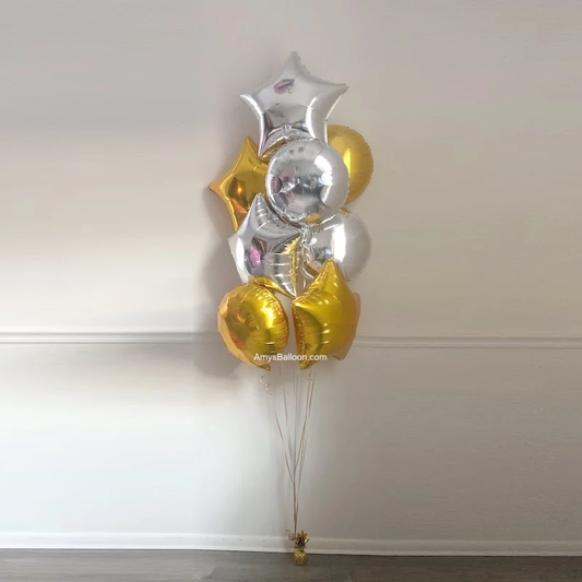 Foil Balloons Floor Bouquet
