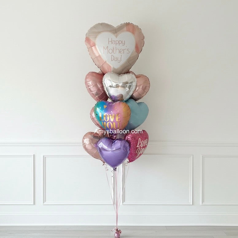 Happy Mother's Day Heart Bouquet