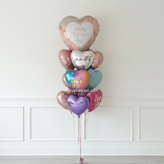 Happy Mother's Day Heart Bouquet
