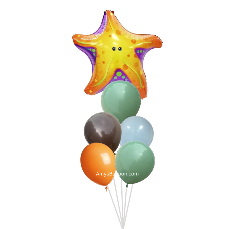 Custom Under The Sea Balloon Centerpiece