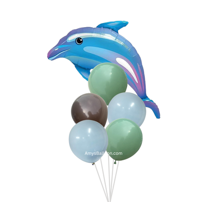 Custom Under The Sea Balloon Centerpiece