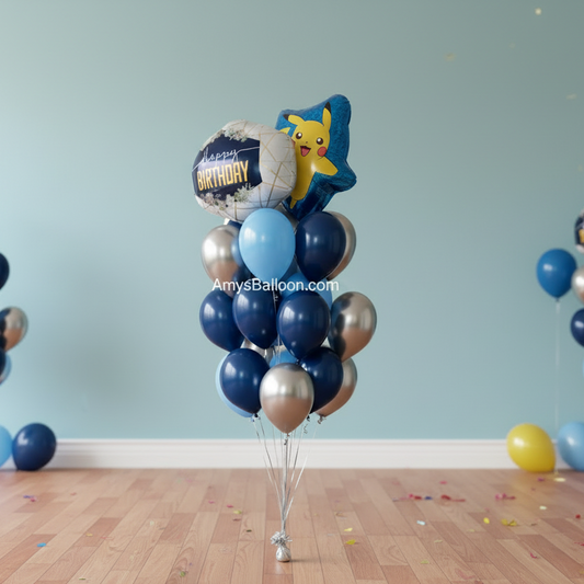 Character Birthday Balloon Bouquet