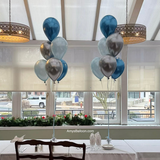 Six Balloons Table Centerpiece