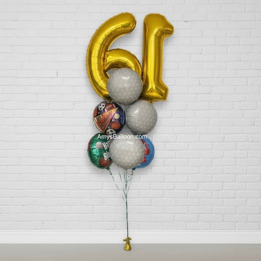 Golf Theme Birthday Bouquet