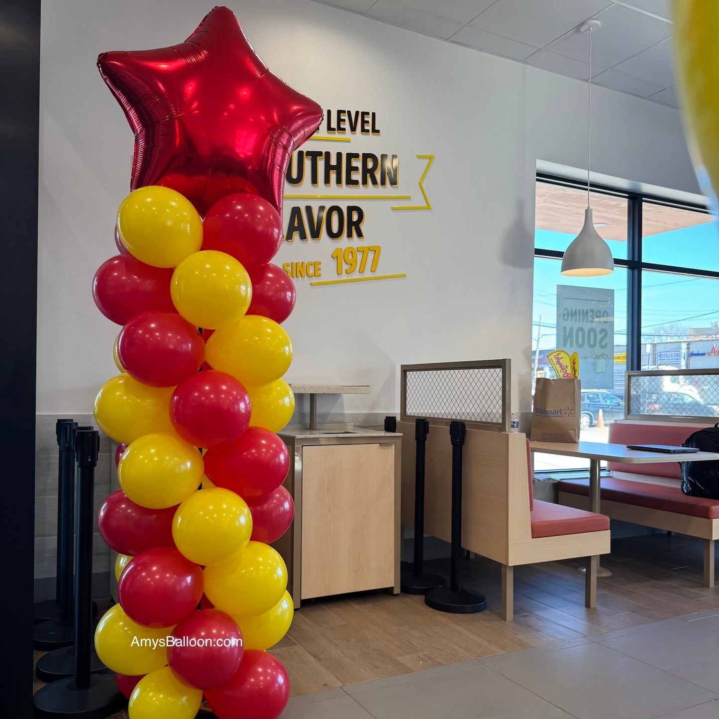 Star Topper Indoor Balloon Column