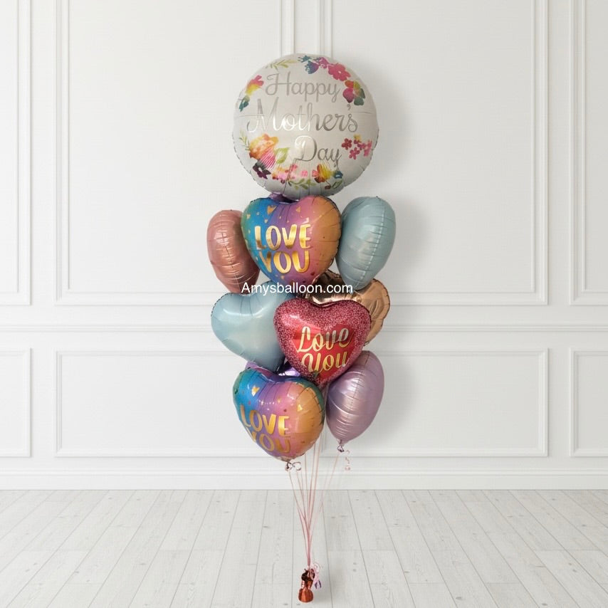 Happy Mother's Day Balloons Bouquet