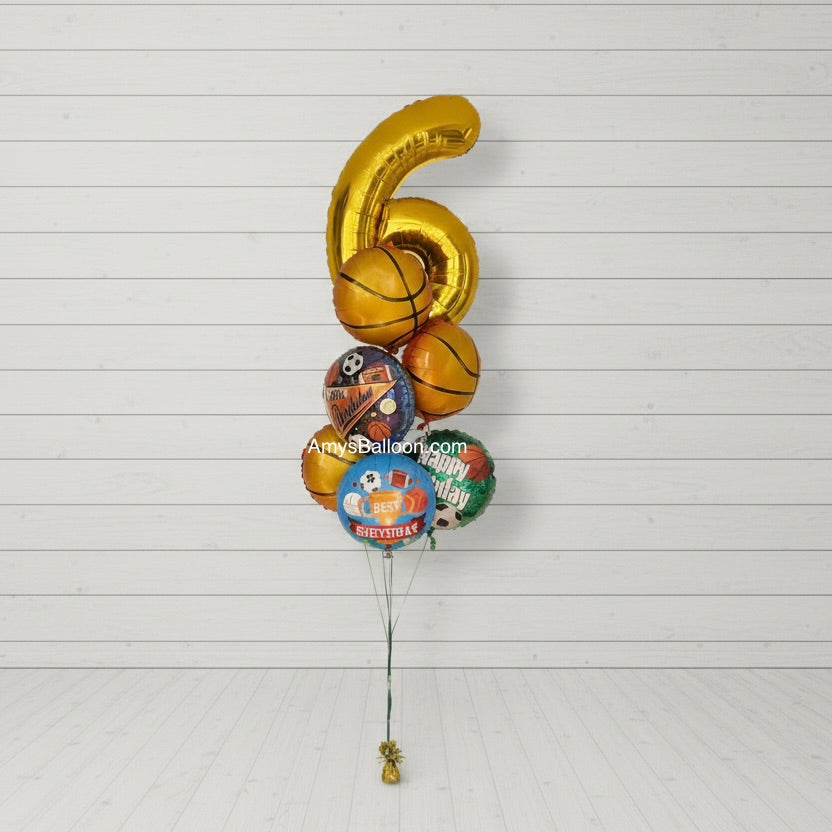 Basketball Floor Bouquet