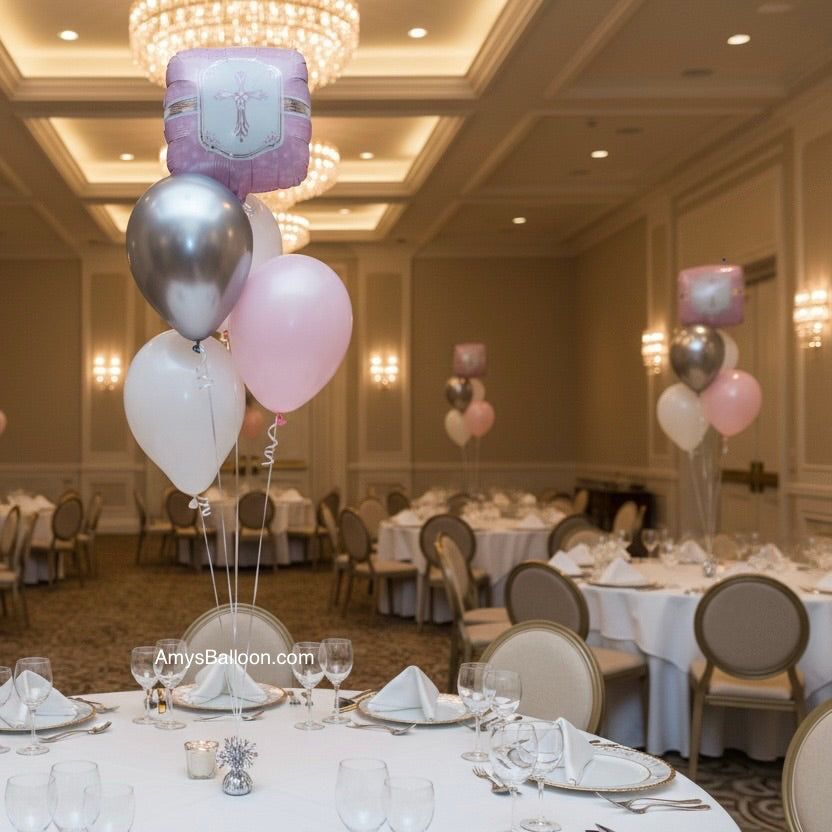 Religious Balloon Centerpiece