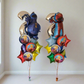8-Birthday Party Personalized Balloons Bouquets