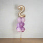 One Number and Latex Balloons Bouquet