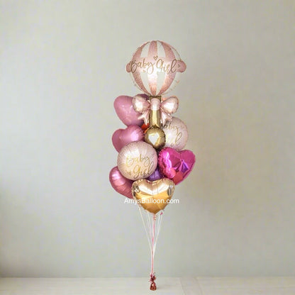 Ramo de sonajeros para niña