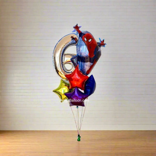 Spider-Man and Number bouquet