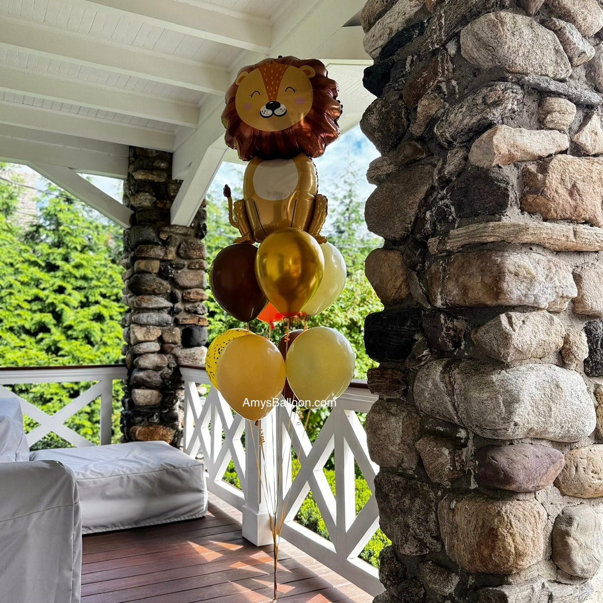 Jungle Animal Themed Balloon Bouquet