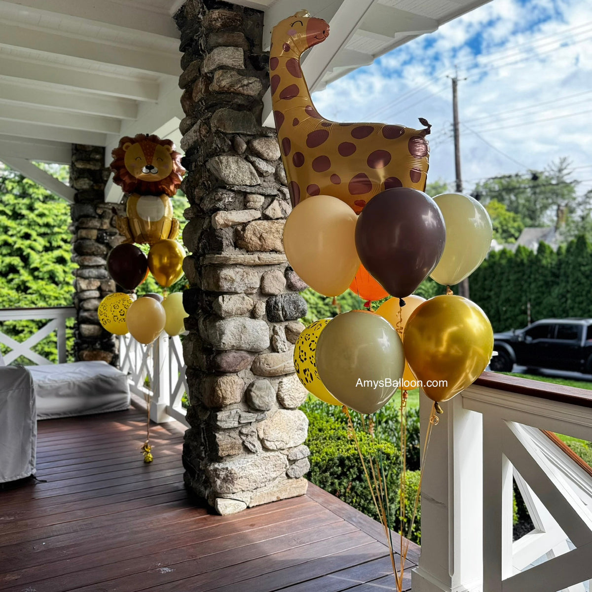 Jungle Animal Themed Balloon Bouquet