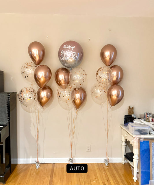 Birthday Party Personalized Balloons Bouquets