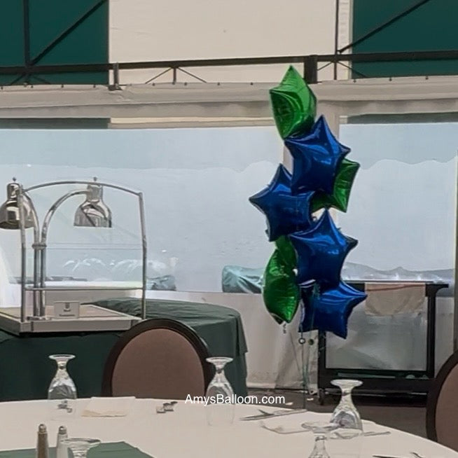 9-Birthday Party Personalized Balloons Bouquets