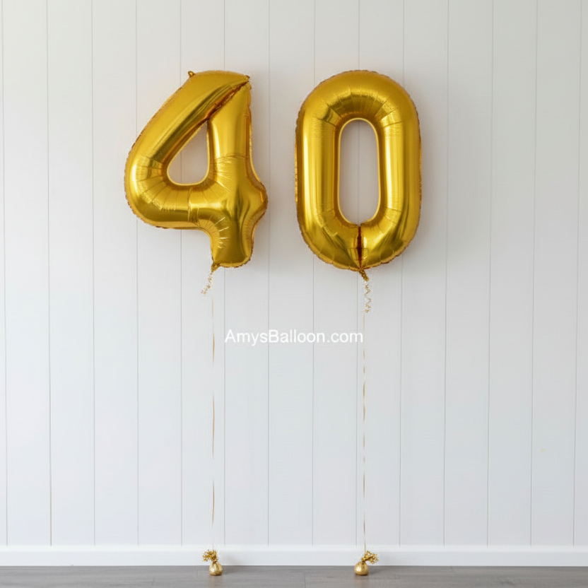 Two Number Balloons Set