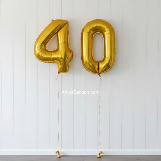 Two Number Balloons Set