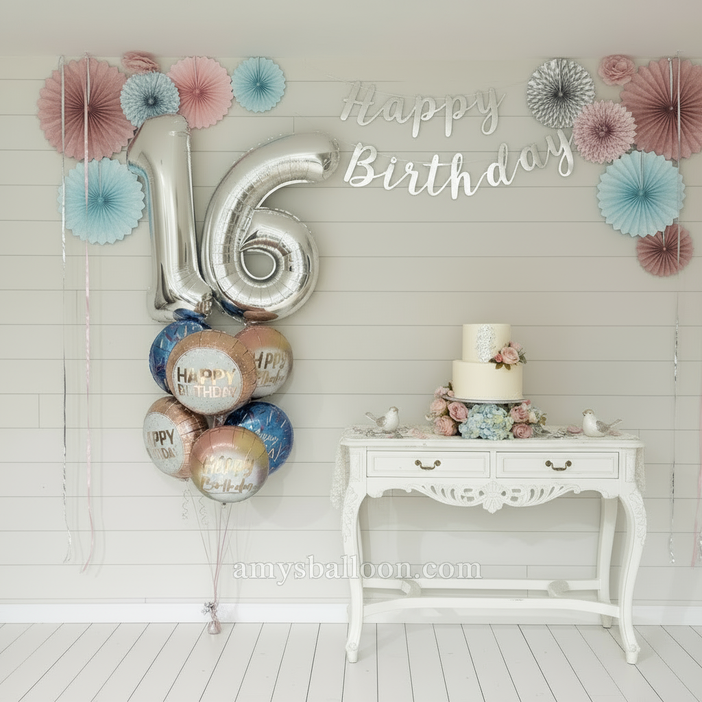 Ramo de cumpleaños número 16