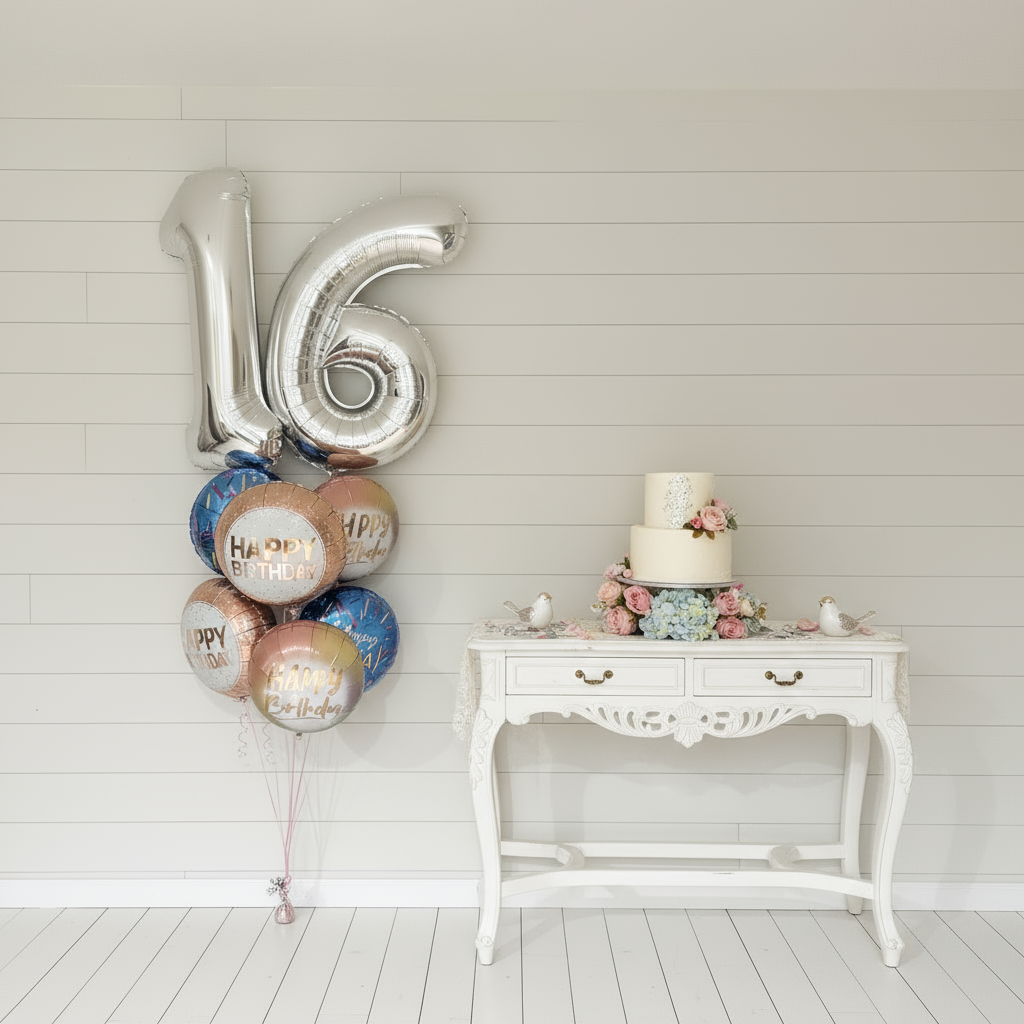 Ramo de cumpleaños número 16