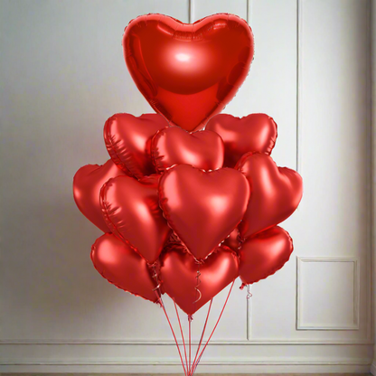 Big Red Hearts Bouquet