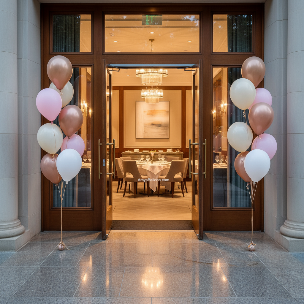 Eight Balloons Floor Bouquet