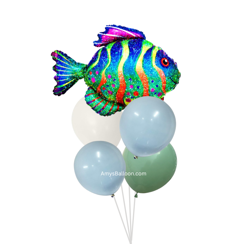 Custom Under The Sea Balloon Centerpiece