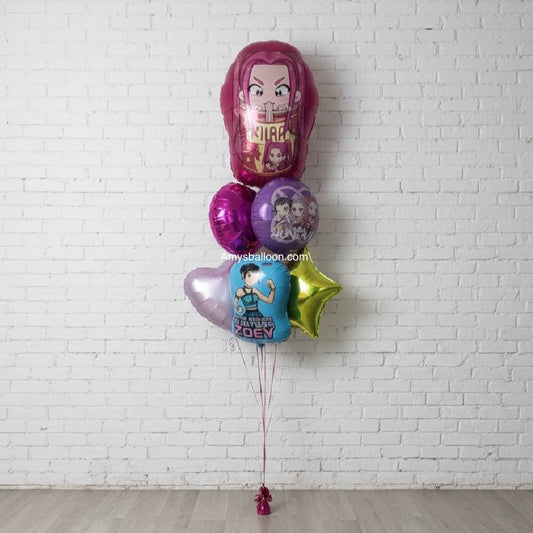 KPop Demon Hunters Balloon Bouquet
