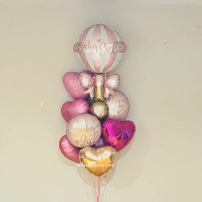 Ramo de sonajeros para niña