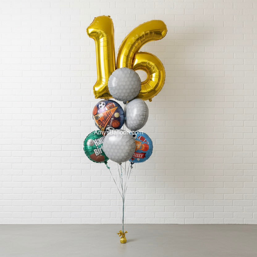 Golf Theme Birthday Bouquet