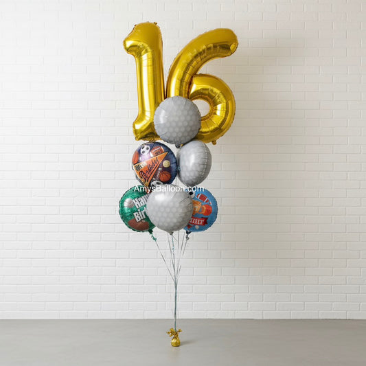 Golf Theme Birthday Bouquet