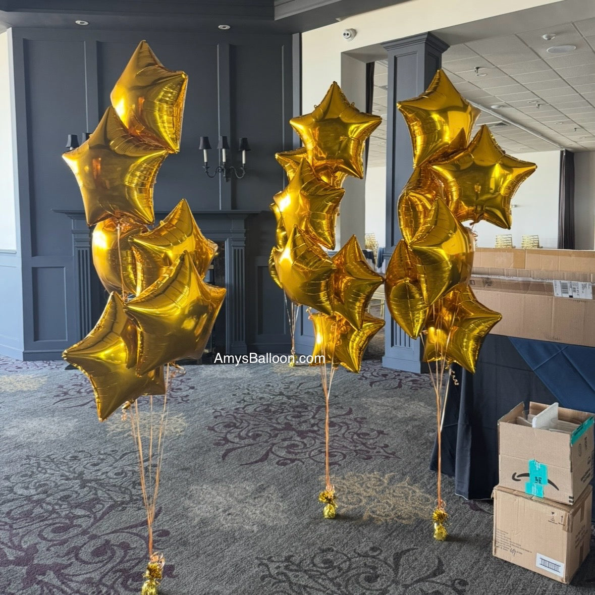 9-Birthday Party Personalized Balloons Bouquets