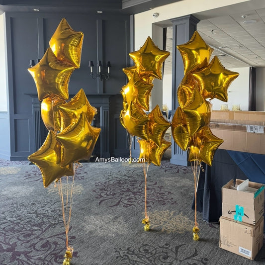 9-Birthday Party Personalized Balloons Bouquets
