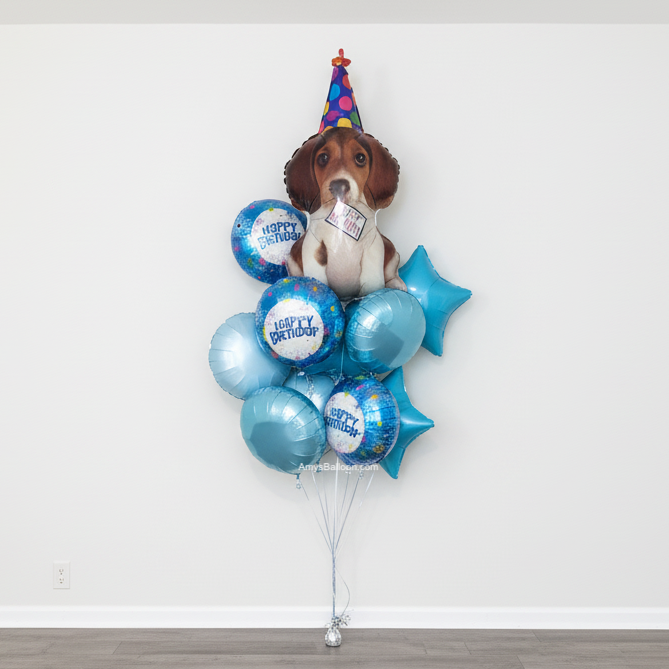 Puppy Balloon Bouquet