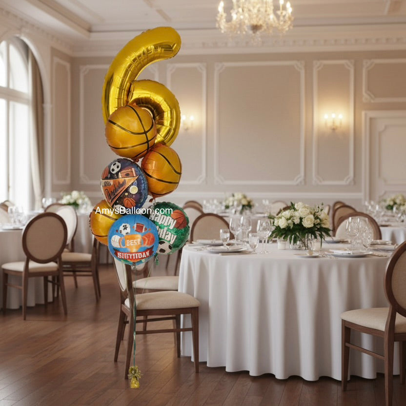 Basketball Floor Bouquet